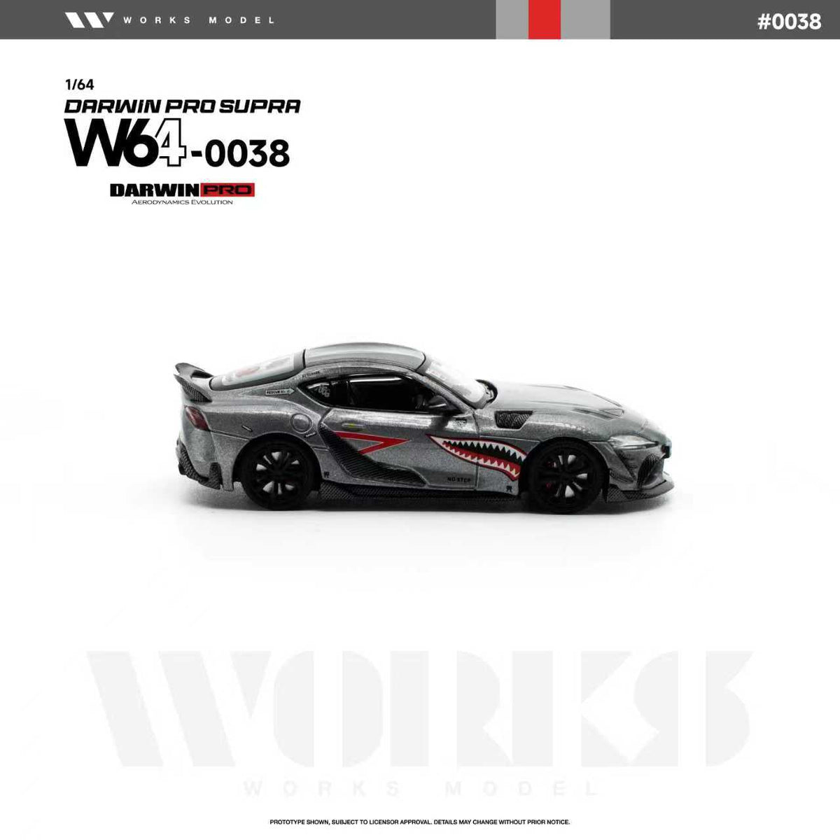 [Preorder] Works Model 1:64 Toyota GR Supra A90 MK5 DarwinPRO W640038