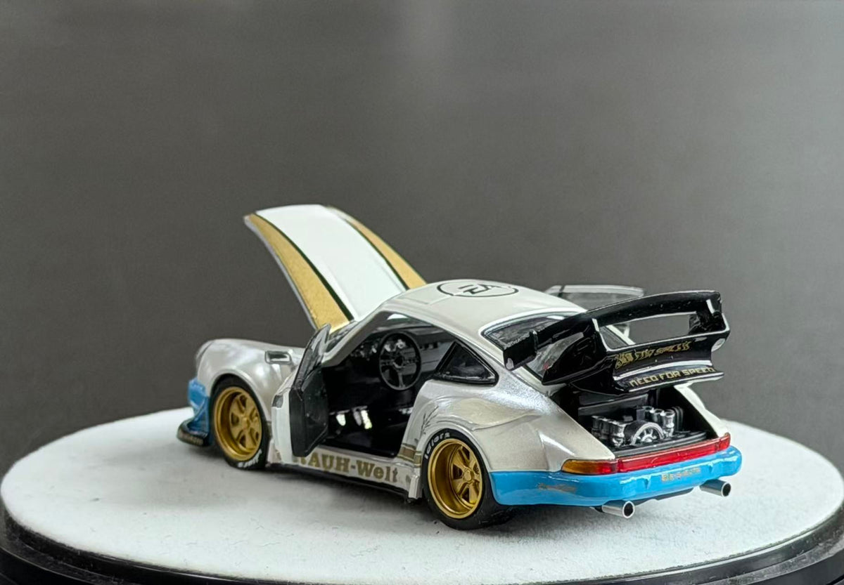 [Preorder] PGM 1:64 Porsche RWB 930 White pgm-640211  (2 Versions)