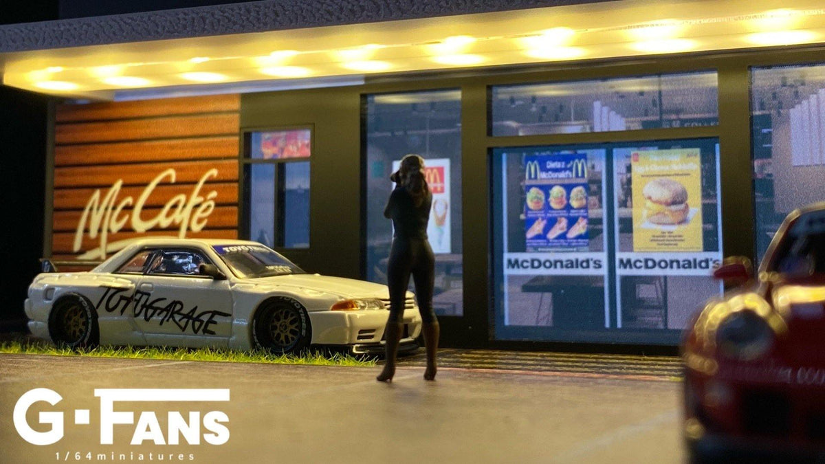 [Preorder] G.Fans 1:64 Diorama McDonald's Fast Food Building 710013
