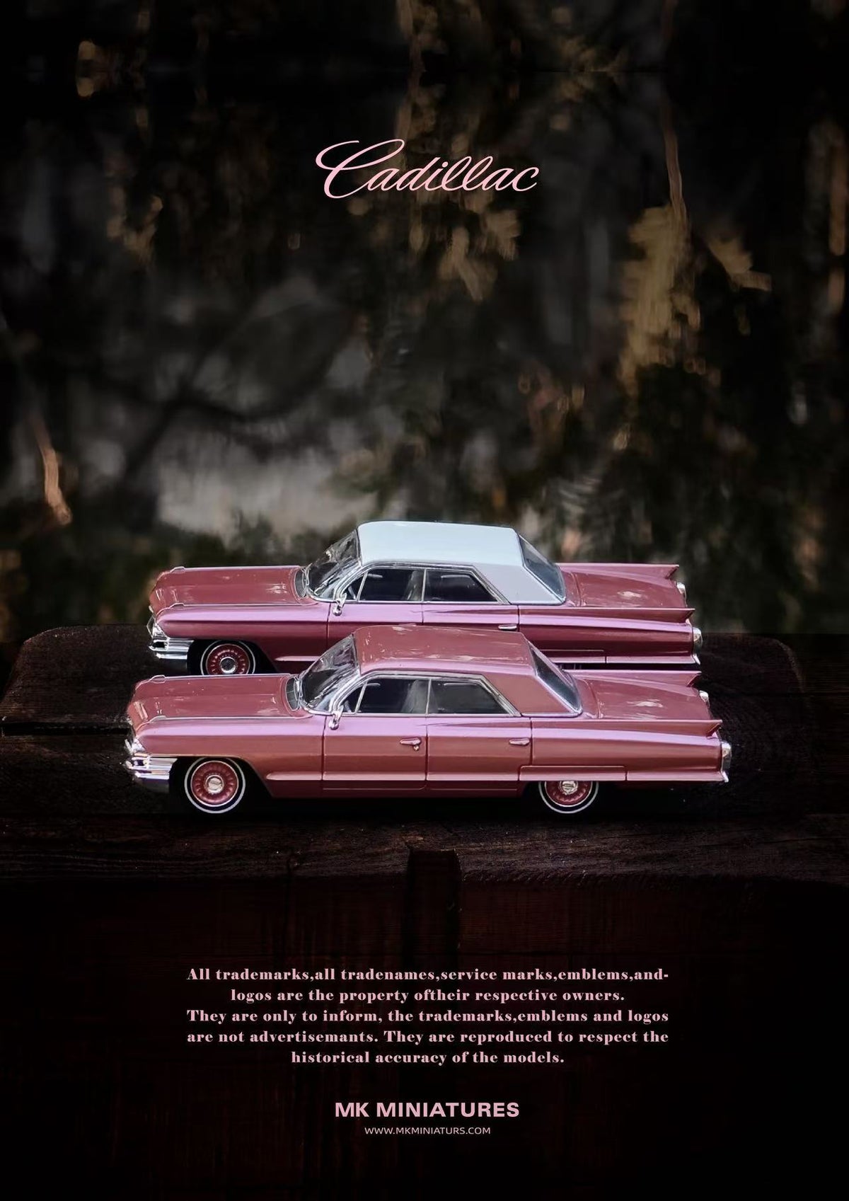 MK Miniatures 1:64 Cadillac DeVille (2 Versions)