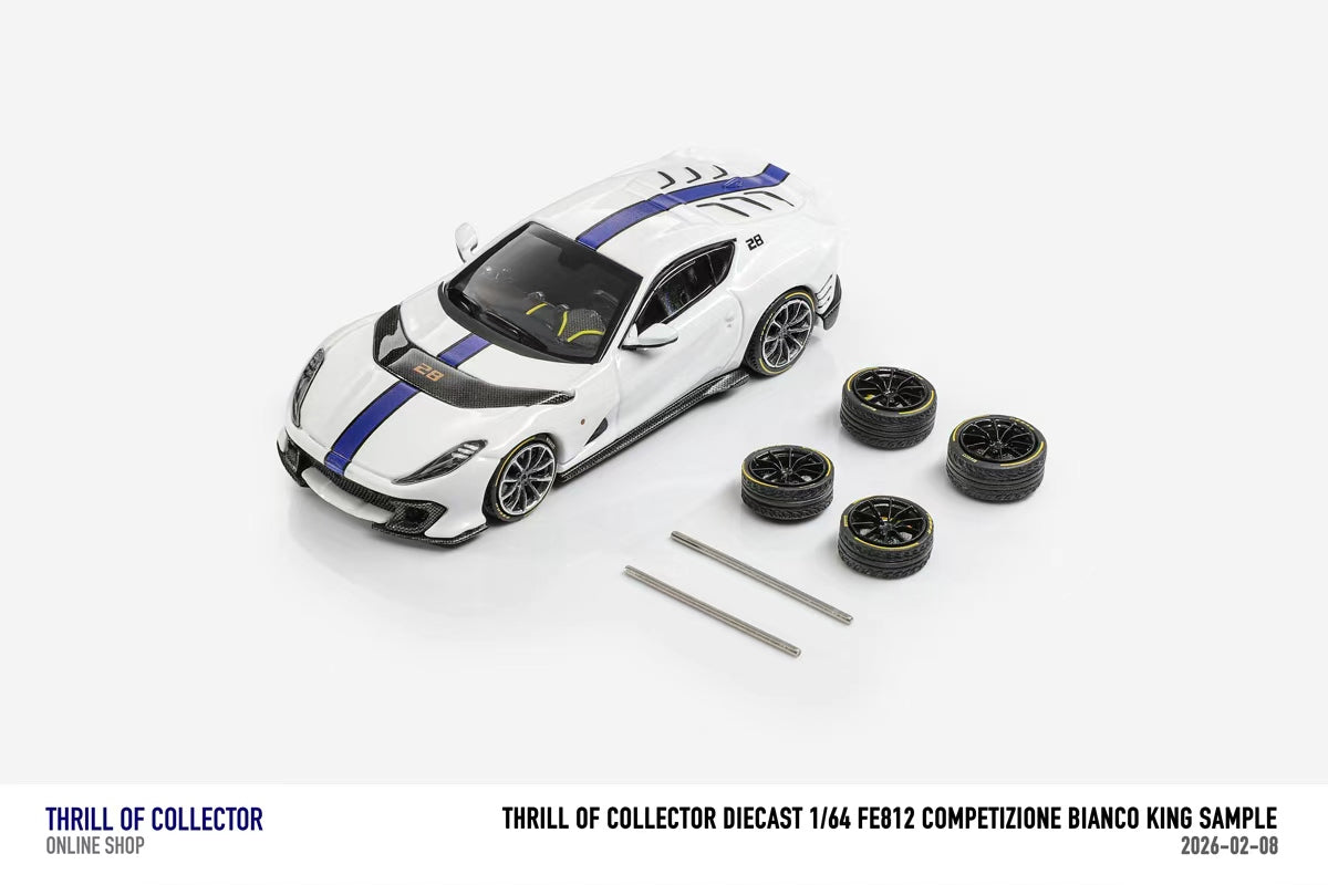TOC 1:64 Ferrari 812C 3.0 (4 Colours)