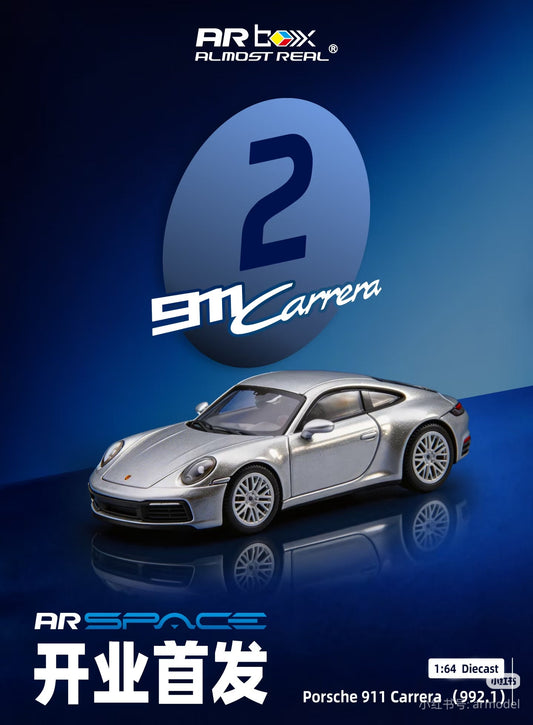 AR Box 1:64 Porsche911 Carrera (992.1) GT Silver 641004001