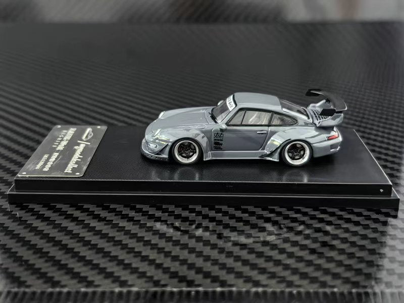 [Preorder] Model Collect 1:64 Porsche RWB993 Grey (2 versions) MC640023G