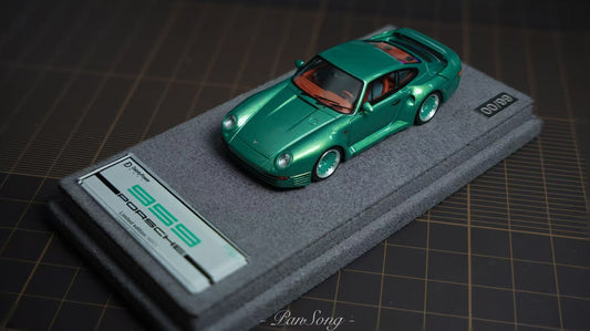 [Preorder] Dainty Power Model 1:64 Porsche 959 Green