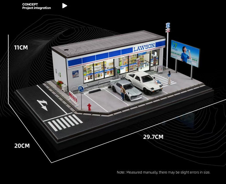 SHOU CANG JIA 1:64 Lawson Convenience Store (Large) SCENE SCJ-82045-A