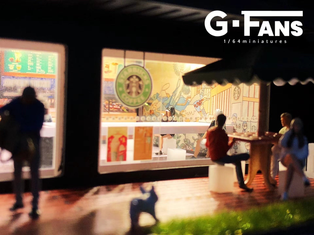 G.Fans 1:64 Starbucks Building Diorama Model 710025