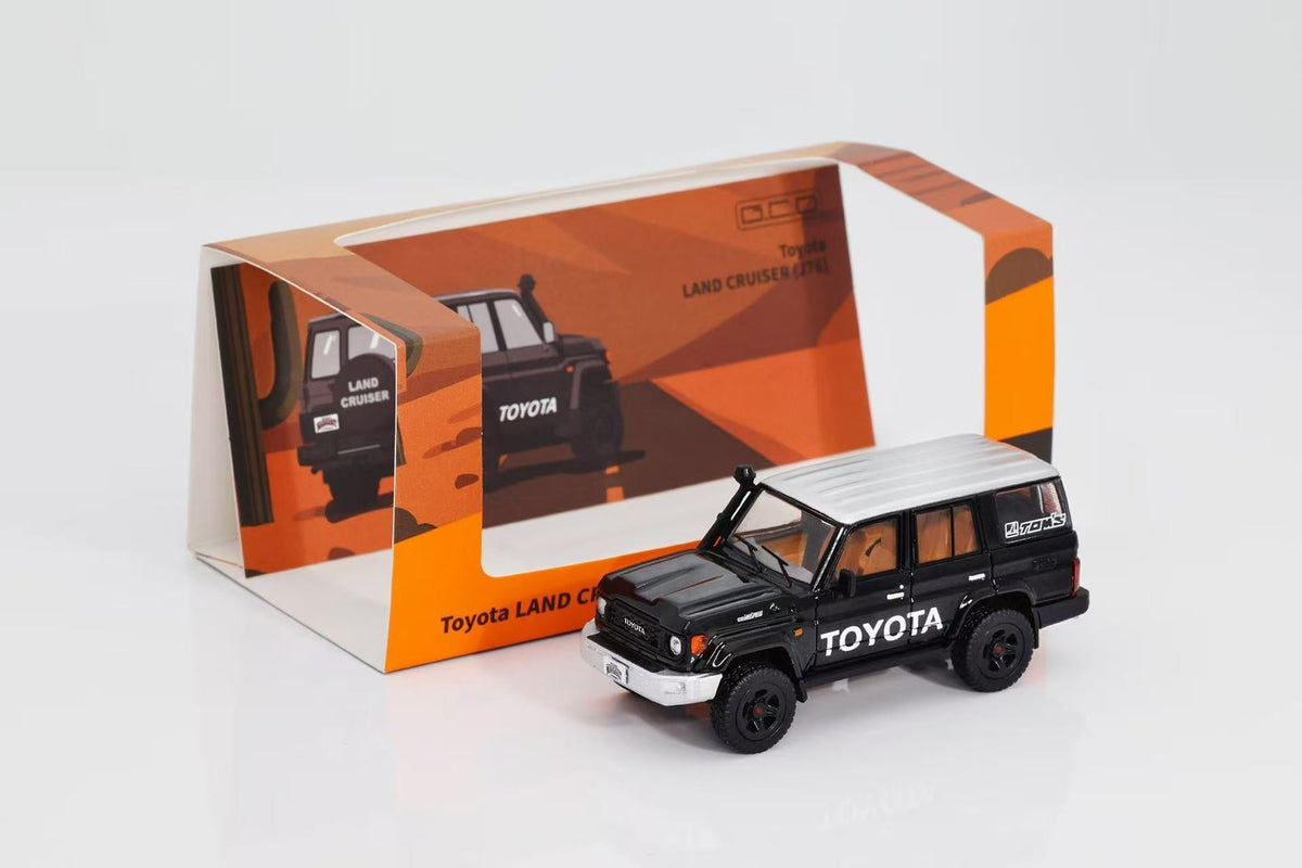 GCD 1:64 Toyota LAND CRUISER (J76) 2023 LHD Black KS-081-638