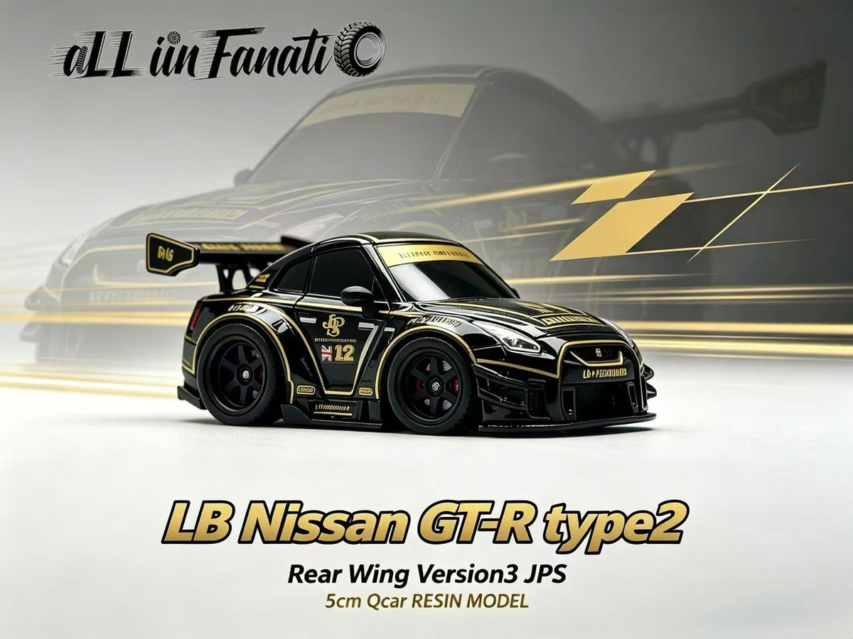 [Preorder] All iin Fanatic 1:64 LB Wide Body GTR35 (4 Colours)