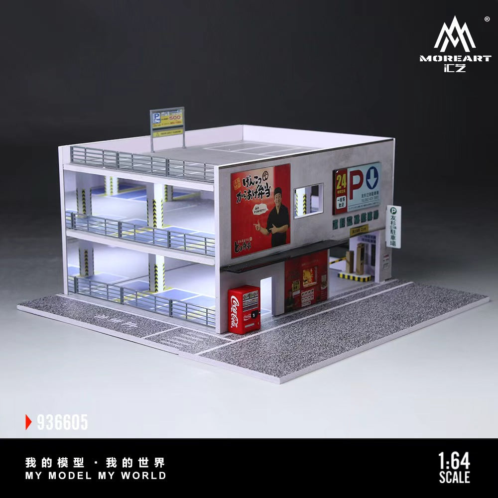 [Preorder] MoreArt 1:64 JAPANESE PARKING BUILDING SCENE MO936605