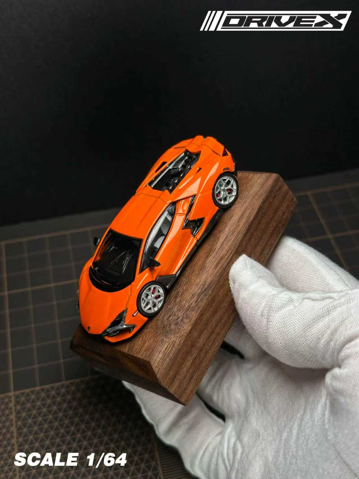 Drive X 1:64 Lamborghini Revuelto Hanging Card Board (7 Colours)