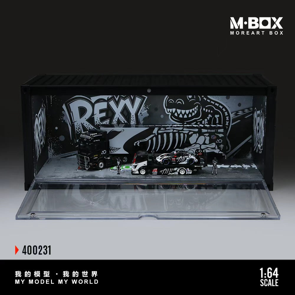 [Preorder] MBOX 1:64 Dinosaur Painted Container Scene MB400229/ MB400230/ MB400231