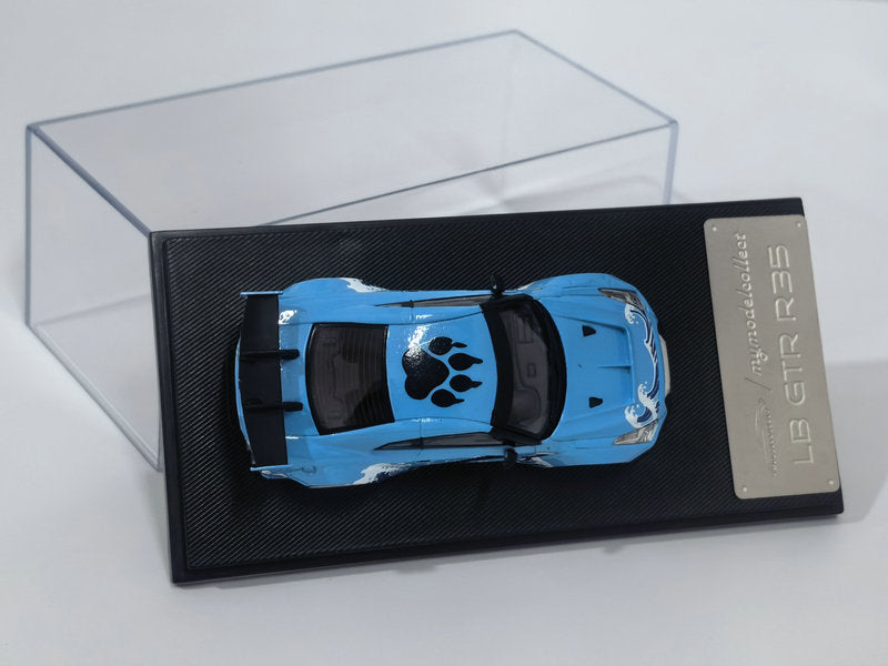 [Preorder] Model Collect 1:64 LB GTR R35 1.5 Blue Godzilla Livery MC640004U