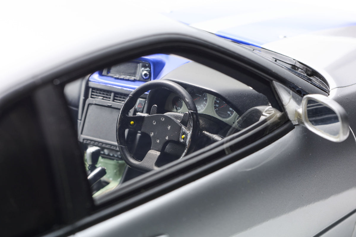 Kyosho 1:12 Nissan Skyline R34 GT-R 2001 Blue with Silver KSR12007A