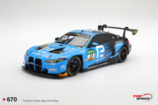 [Preorder] Topspeed 1:18 BMW M4 GT3 EVO #33 Schubert Motorsport 2025 DTM Zandvoort Race 1 Winner TS0670