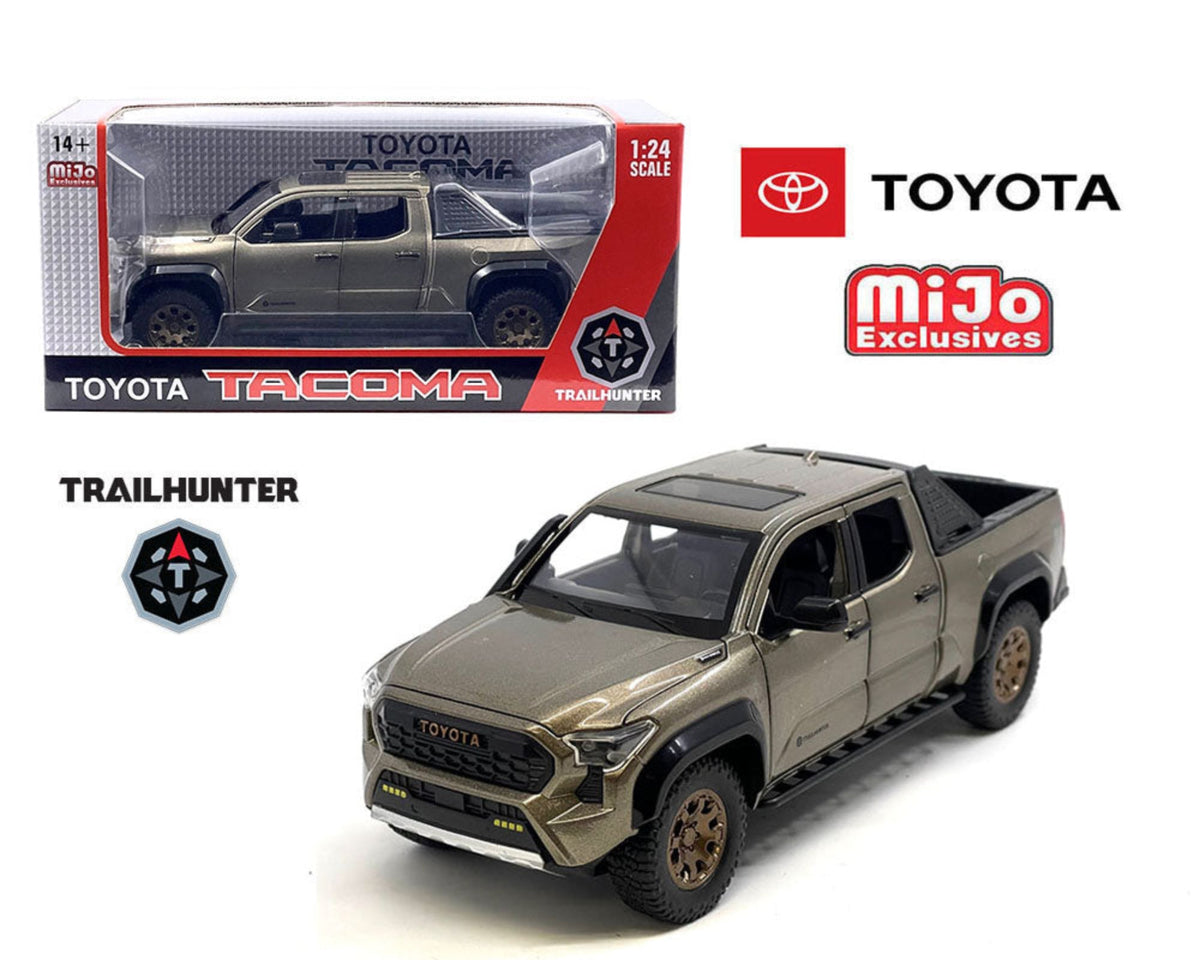 MiJo Exclusives 1:24 2024 Toyota Tacoma Trailhunter Edition Limited Edition (4 Colours)