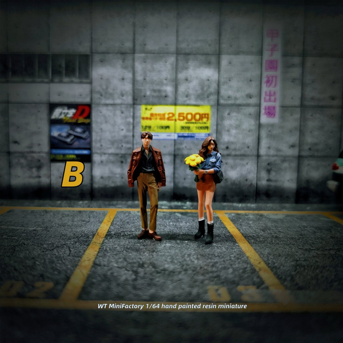 WT Minifactory 1:64 Couple Giving Flowers Duo WT2025121119 (3 Versions)