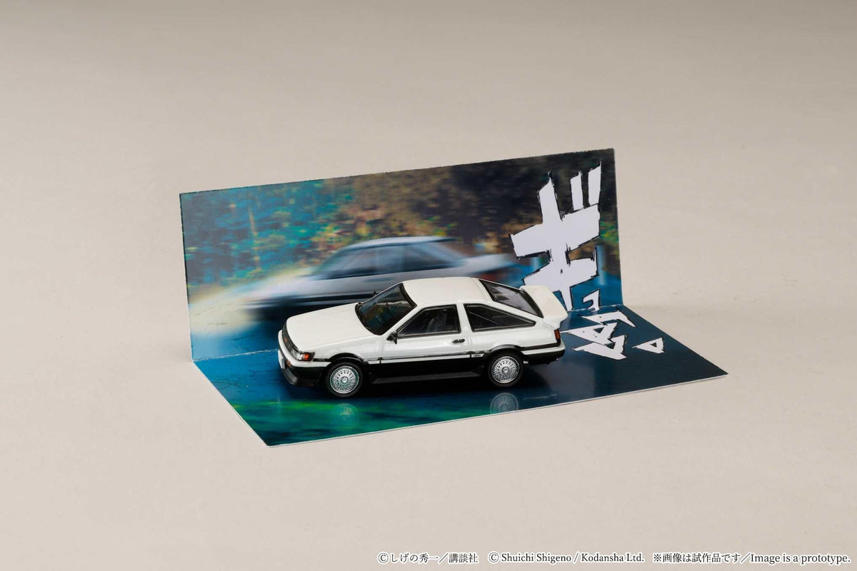 [Preorder] Hobby Japan 1:64 Toyota COROLLA LEVIN (AE86)/Initial D Wataru Akiyama vs Takumi Fujiwara HJDMD008B
