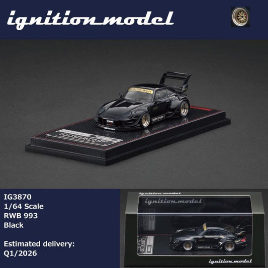 Ignition Model 1:64 Porsche RWB 993 Black IG3870