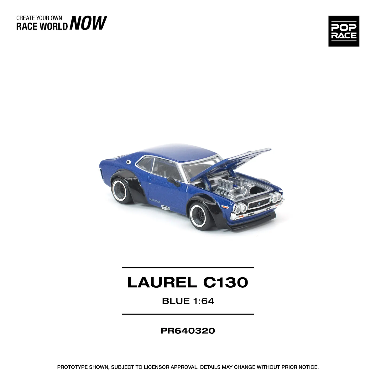 [Preorder] POPRACE 1:64 LAUREL C130 BLUE PR640320