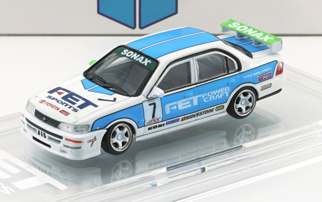 BM Creations 1:64 Toyota Corolla AE100 - JTCC ‘FET‘ Super Tourer 1994 #7 TMCS2025 64B0454