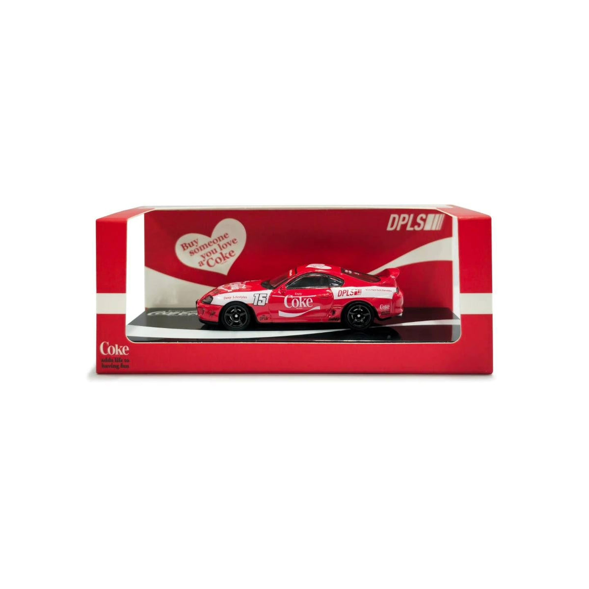 Inno64 x DPLS Coca Cola Toyota Supra (A80) Box Set COKE117