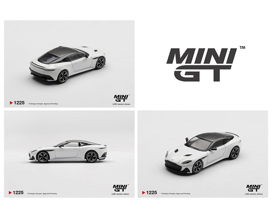 [Preorder] Mini GT 1:64 Aston Martin DBS Stratus – White MGT01225-BL