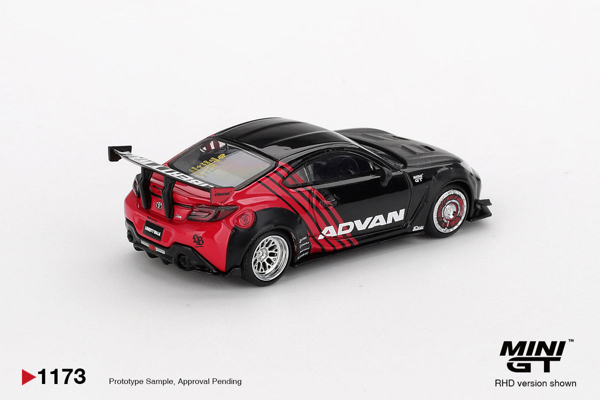 Mini GT 1:64 Toyota GR86 LB Nation Advan MGT01173-BL