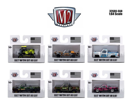 M2 Machines 1:64 Detroit-Muscle Release S60 Special Assortment 32600-S60