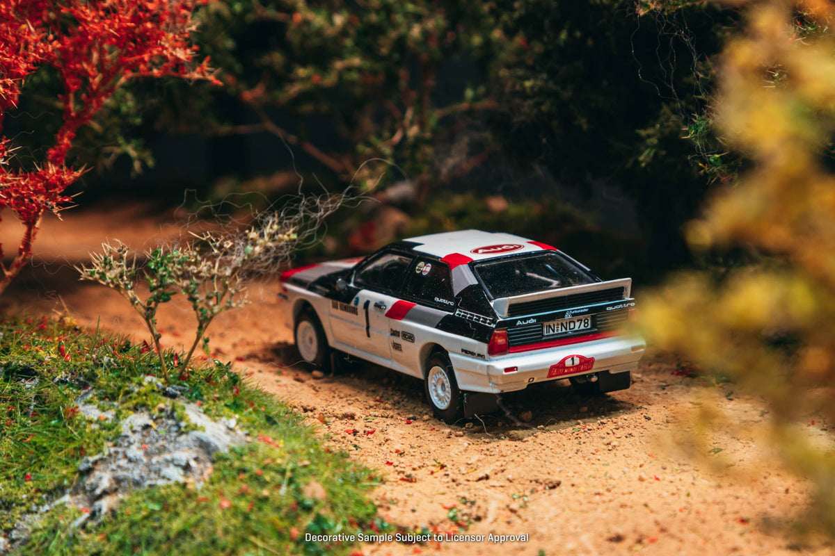 [Preorder] Tarmac Works 1:64 Audi Quattro A1 Lombard RAC Rally 1982 #1 Winner T64S-025-82RAC01