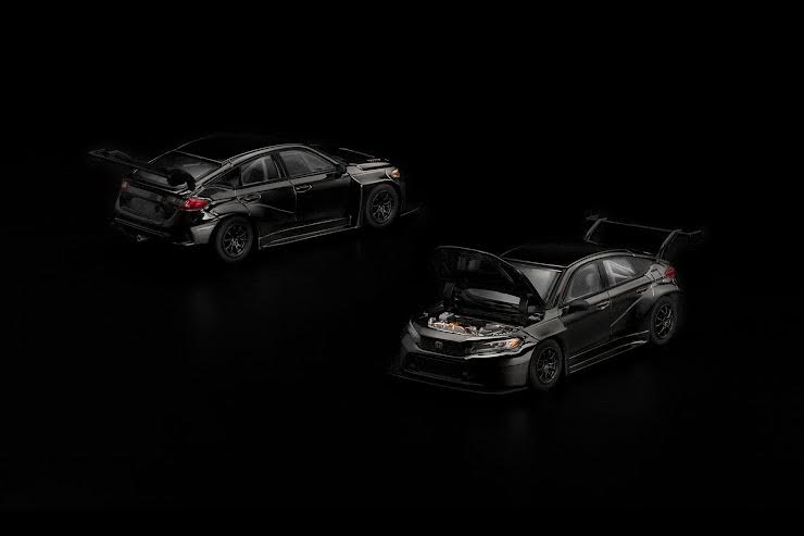 [Preorder] POPRACE 1:64 Honda Civic FL5 TCR Dark Chrome PRDC012