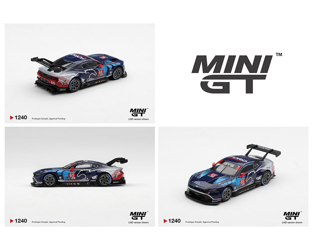 [Preorder] Mini GT 1:64 Ford Mustang GT3 #65 Ford Multimatic Motorsports 2025 IMSA Daytona 24 Hrs Winner- Limited Edition MGT01240-BL