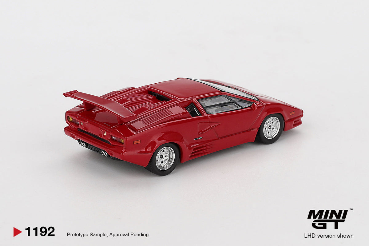 MINIGT 1:64 Lamborghini Countach 25th Anniversary Red MGT01192-BL
