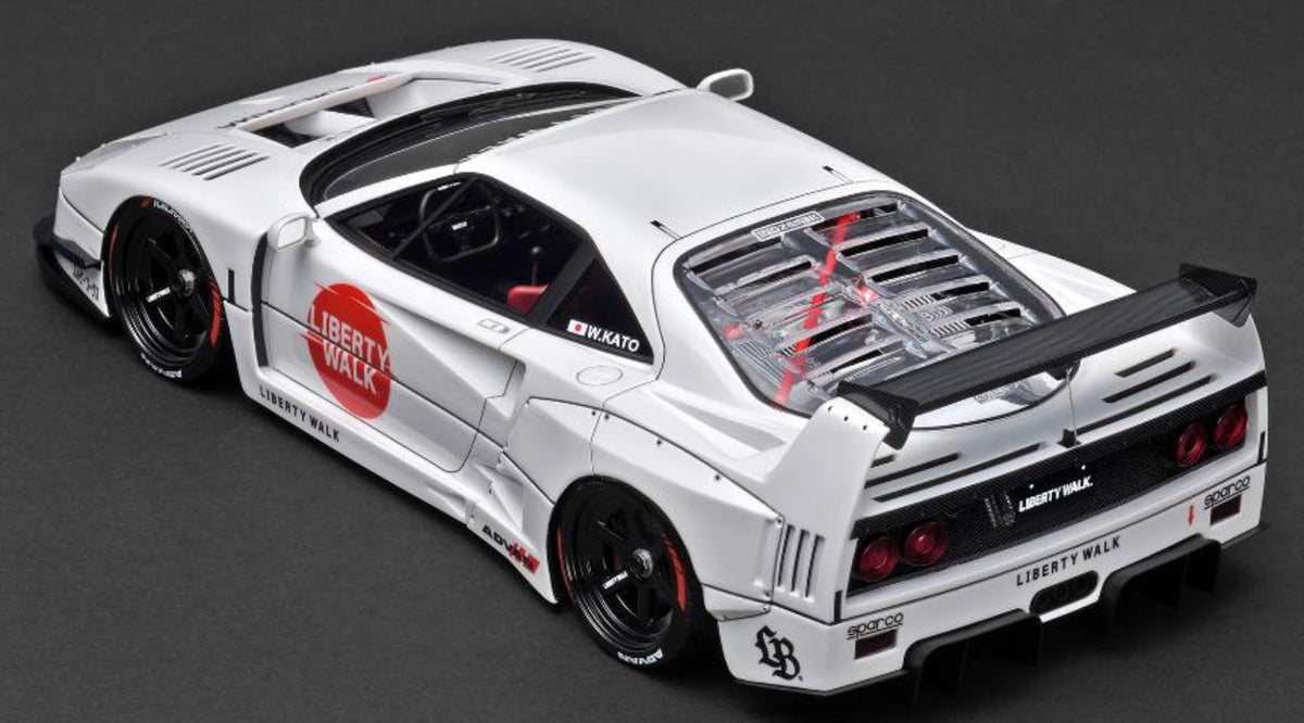 Ignition Model 1:18 LB-Works Ferrari F40 White IG3752