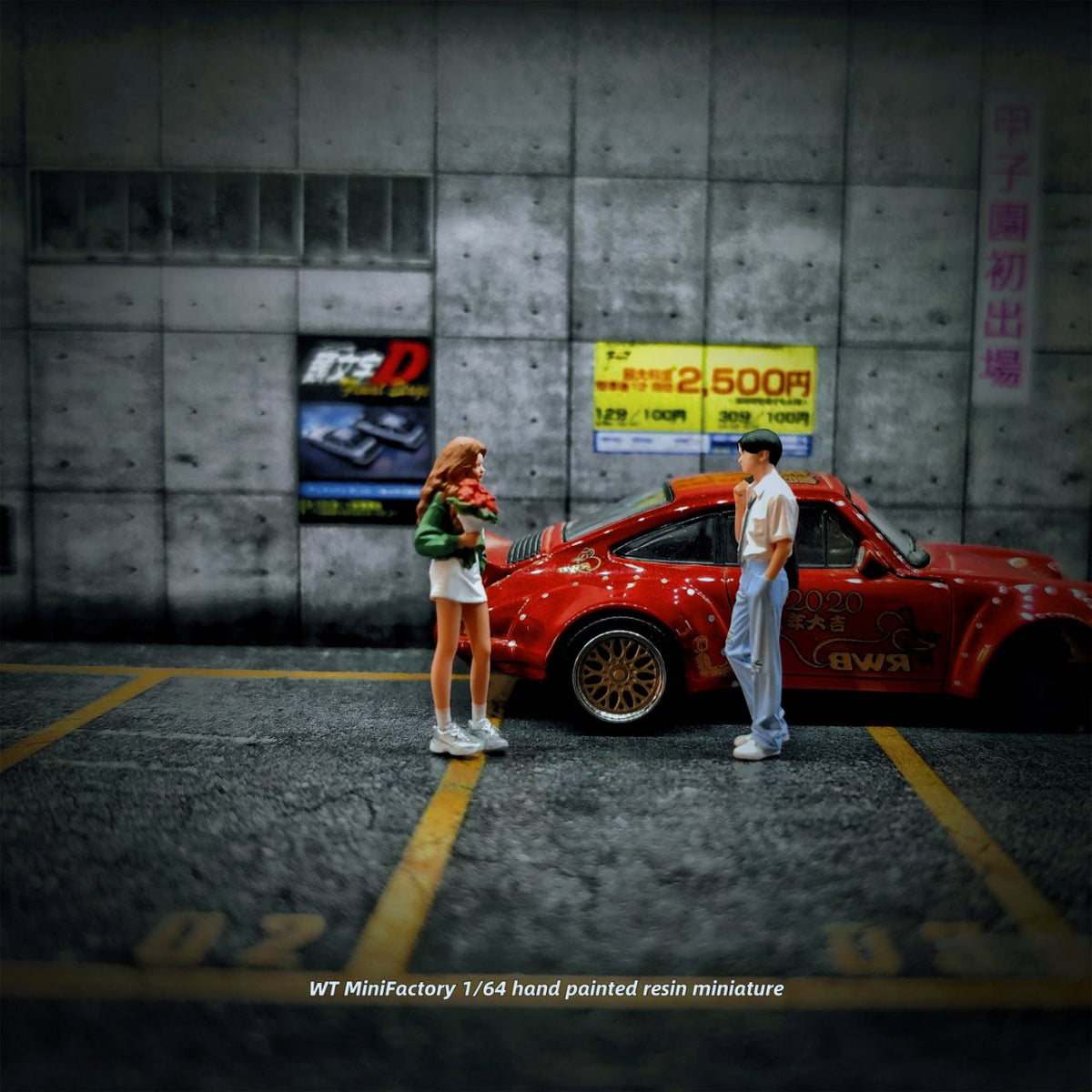 WT Minifactory 1:64 Couple Giving Flowers Duo WT2025121119 (3 Versions)