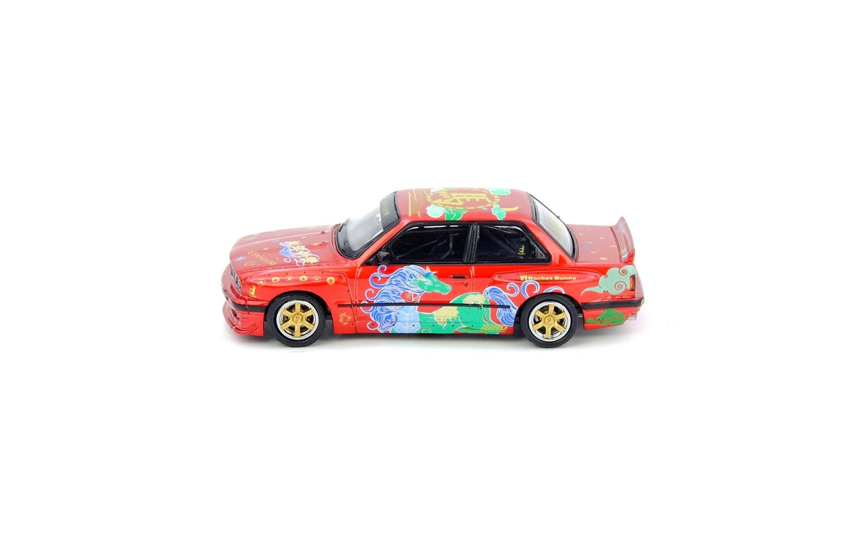 Inno64 1:64 PANDEM ROCKET BUNNY E30 The Year Of The Horse 2026 Limited Edition IN64-E30P-CNY2026