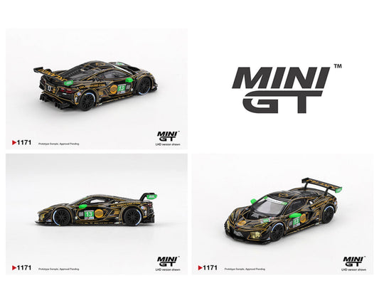 Mini GT 1:64 Chevrolet Corvette Z06 GT3.R #13 AWA 2025 IMSA Daytona 24 Hrs MGT01171-BL