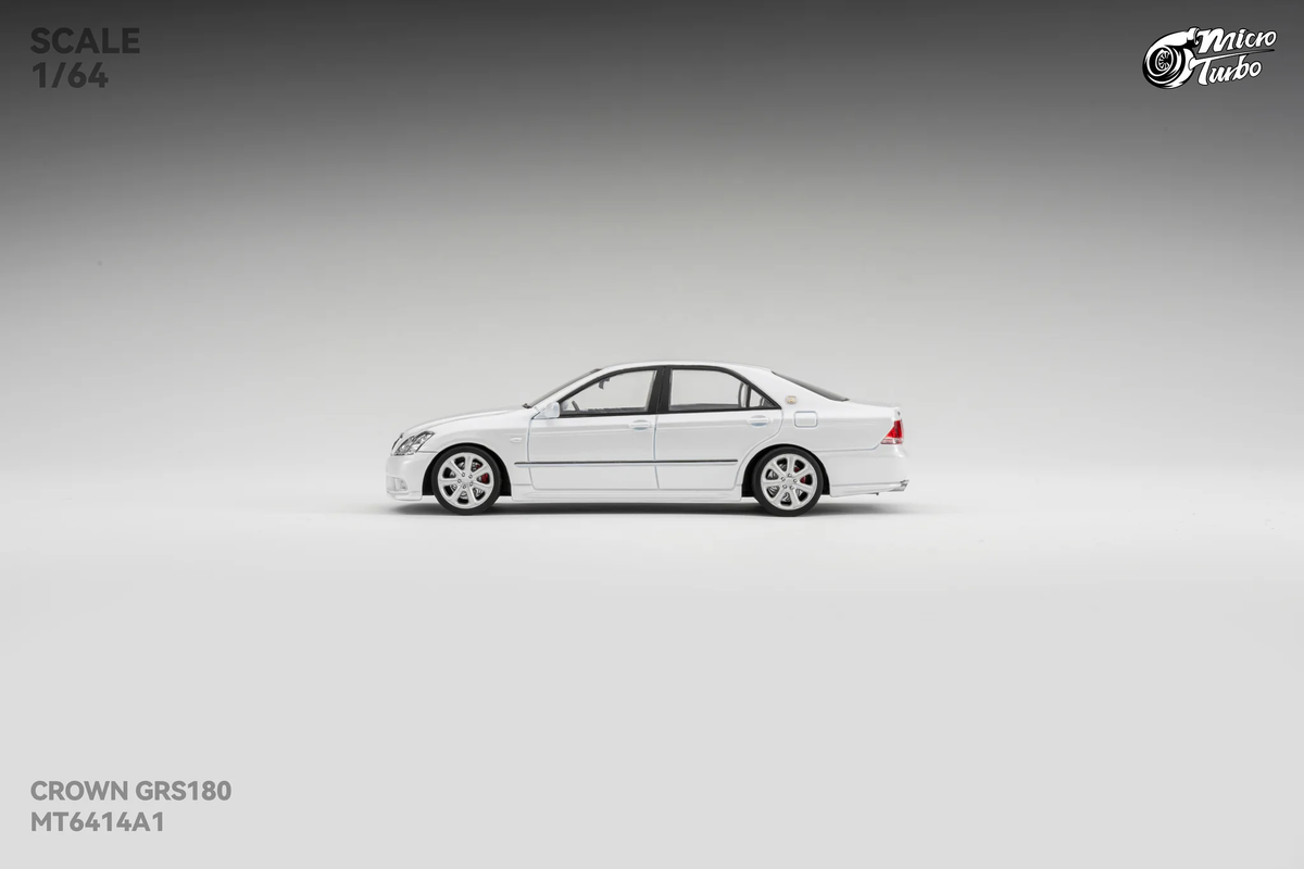 Microturbo 1:64 Custom Toyota Crown S184 - Metallic White MT6414A1