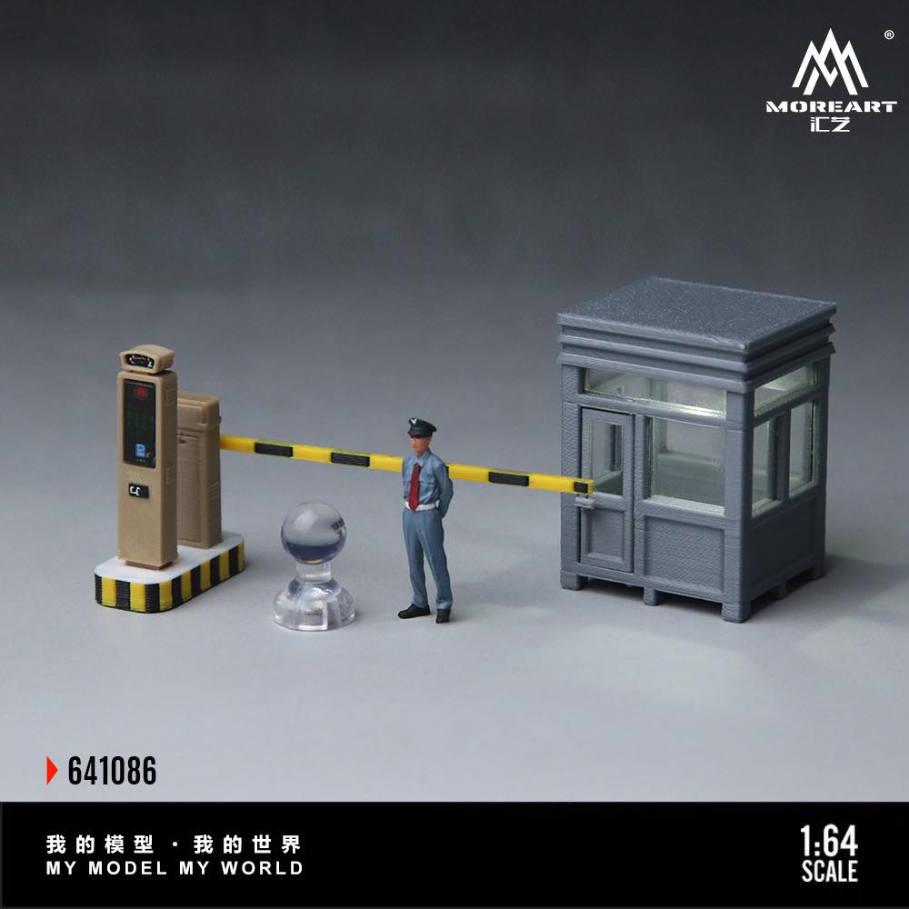 [Preorder] MoreArt 1:64 Security Guard Outfit Model MO641086