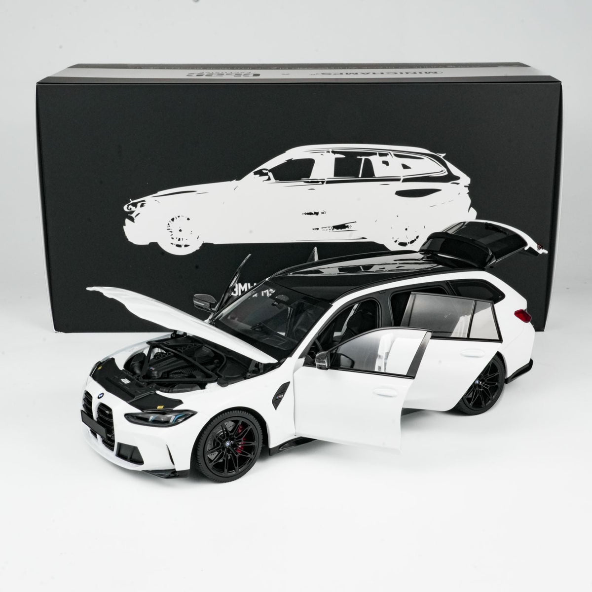 MINICHAMPS 1:18 BMW M3 TOURING - 2024 - ALPINE WHITE CLDC 113024018