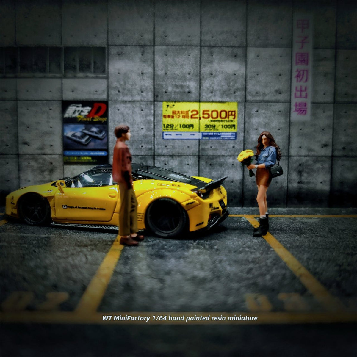 WT Minifactory 1:64 Couple Giving Flowers Duo WT2025121119 (3 Versions)