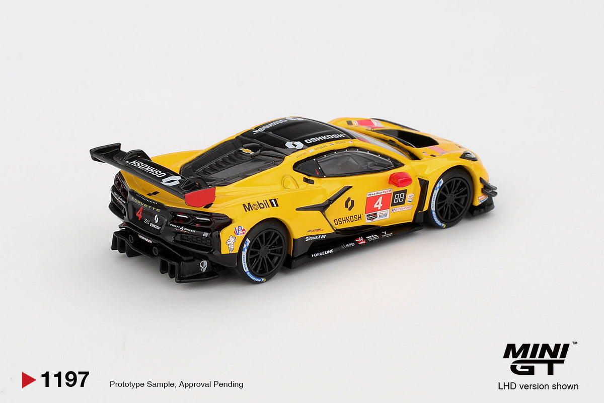 MINIGT 1:64 Chevrolet Corvette Z06 GT3.R #4 Corvette Racing by Pratt Miller Motorsports 2025 IMSA Daytona 24 Hrs MGT01197-BL