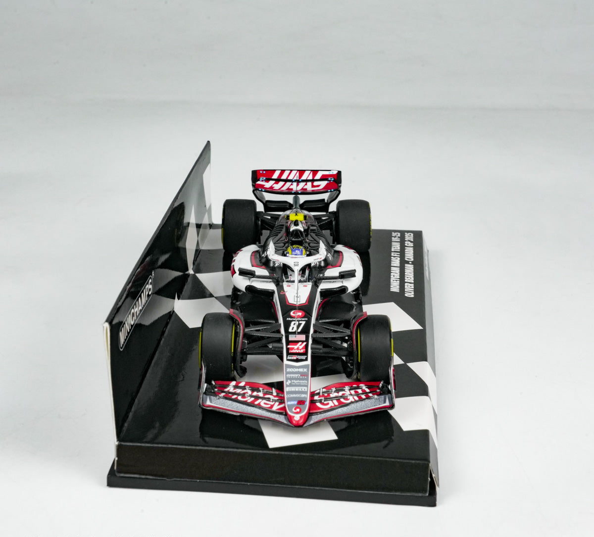 MINICHAMPS 1:43 MONEYGRAM HAAS F1 TEAM VF-25 - OLIVER BEARMAN - 2025 417251087