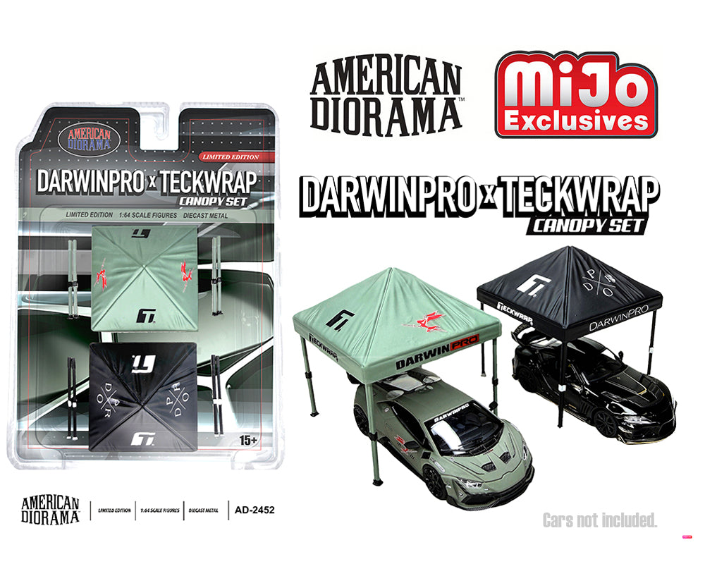 [Preorder] American Diorama 1:64 DarwinPro x Teckwrap Canopy set – MiJo Exclusives AD-2452MJ