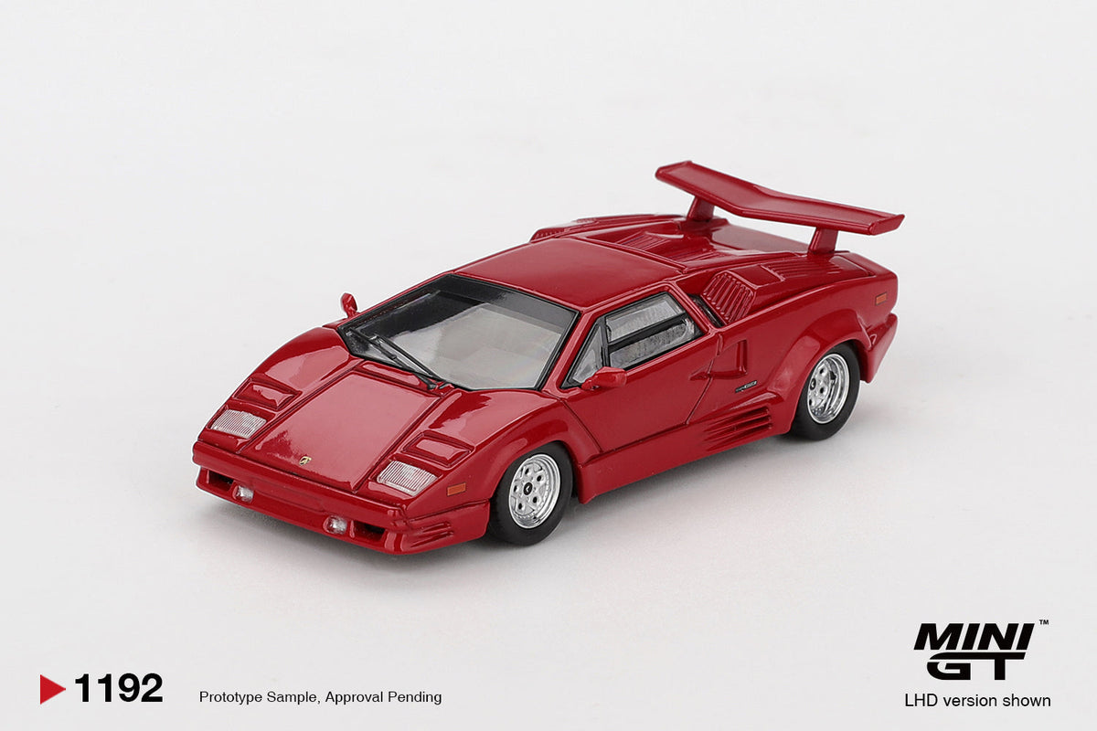 MINIGT 1:64 Lamborghini Countach 25th Anniversary Red MGT01192-BL