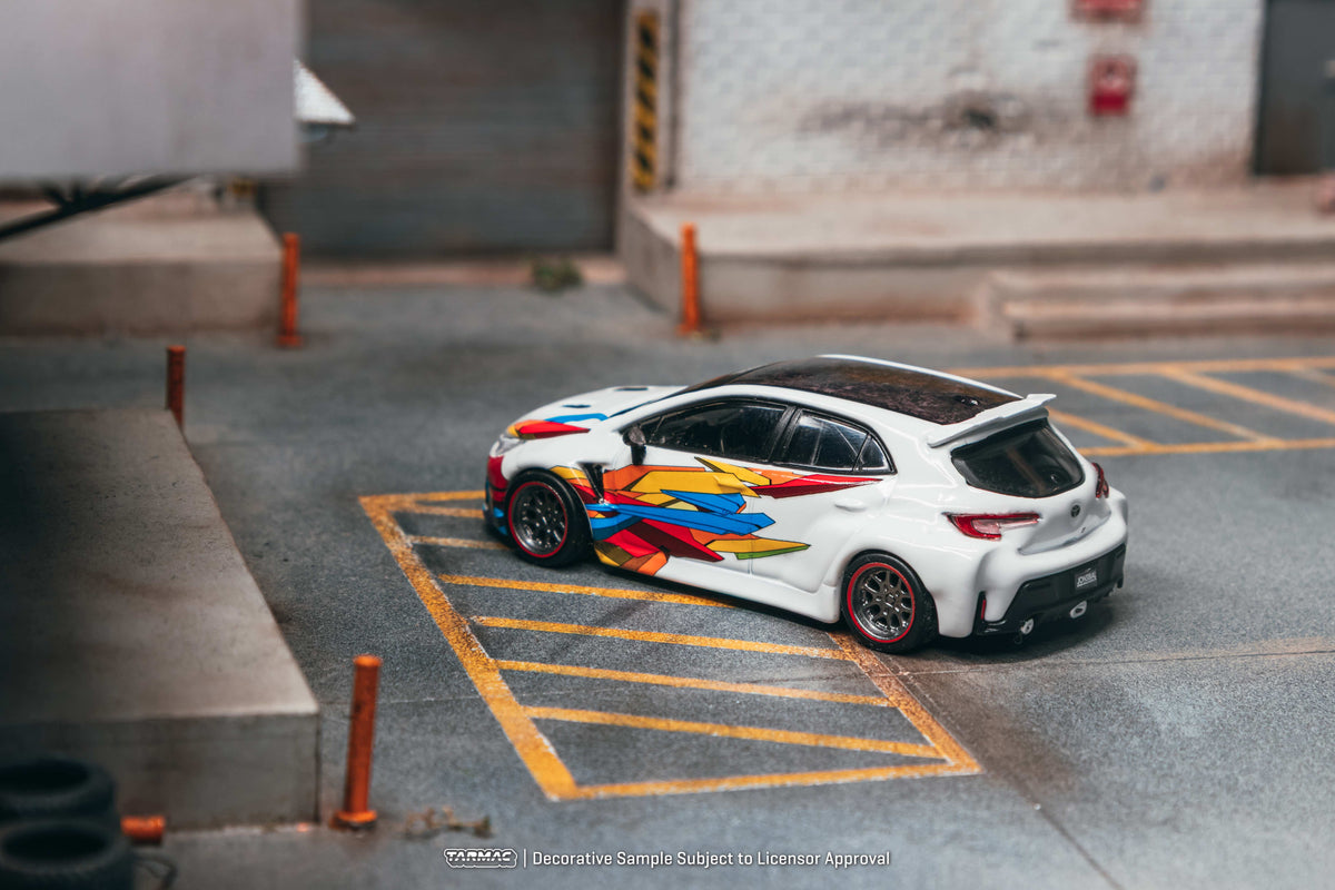 [Preorder] Tarmac Works 1:64 Toyota GR Corolla Widebody White T64G-063-WH