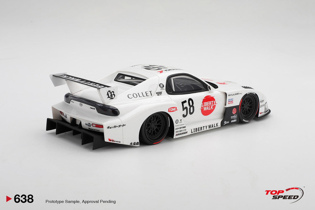 [Preorder] Topspeed 1:18 Mazda RX-7 LB-Hinomaru TS0638