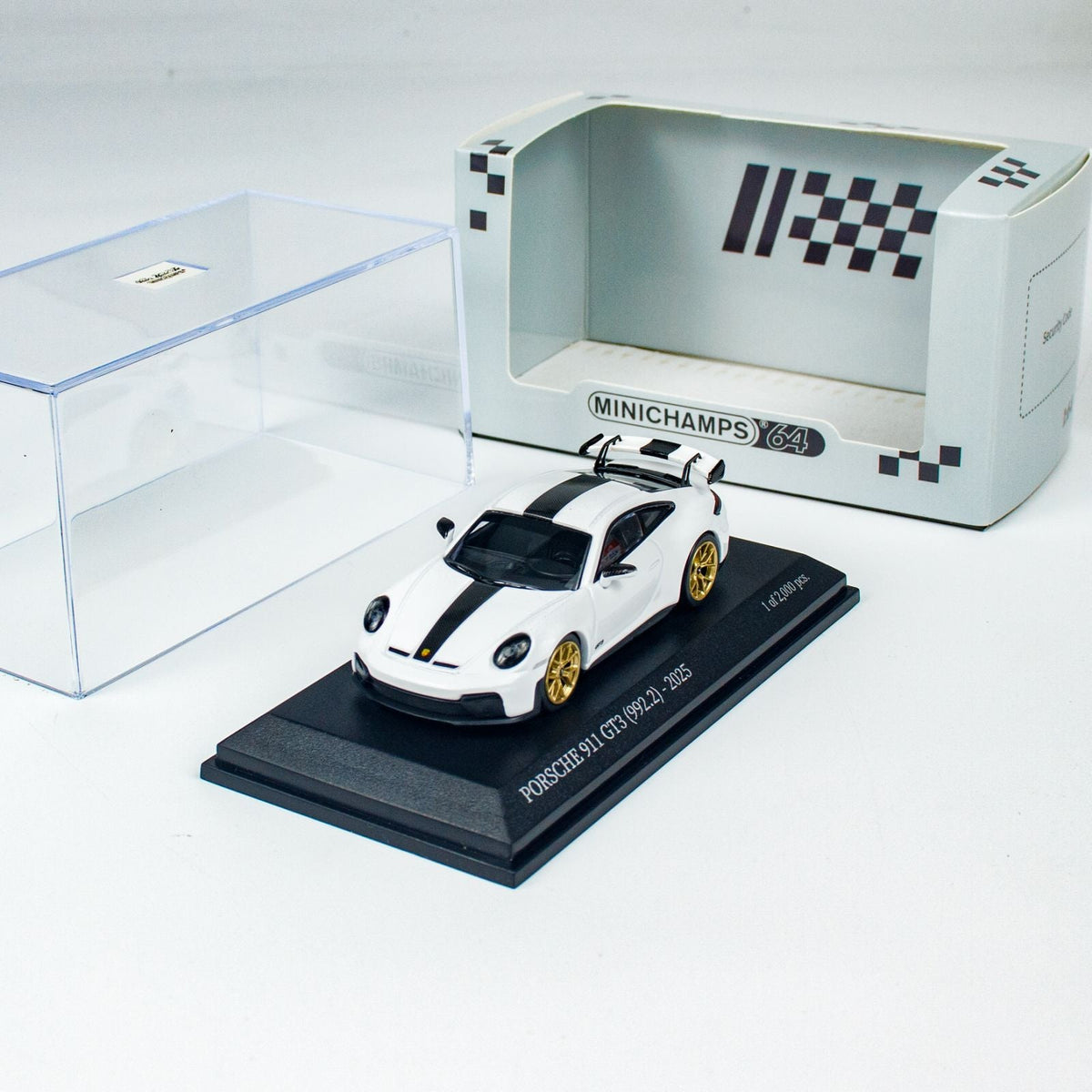 Minichamps 1:64 PORSCHE 911 (992.2) GT3 - 2025 - White CLDC 643064224