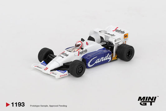 MINIGT 1:64 Toleman TG184 #20 Johnny Cecotto 1984 Monaco Grand Prix MGT01193-BL