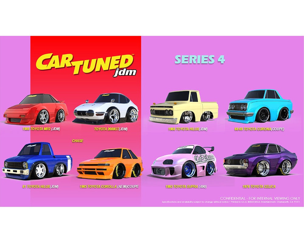 CarTuned 1:64 JDM Tuners Series 4 Assortment 558675-XX3