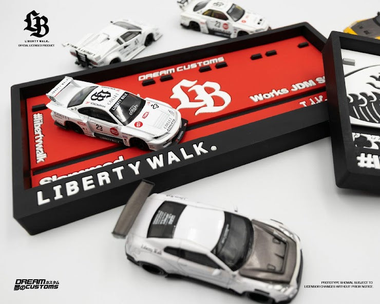 Dream Customs x Liberty Walk - Diecast Dock Showcase RED